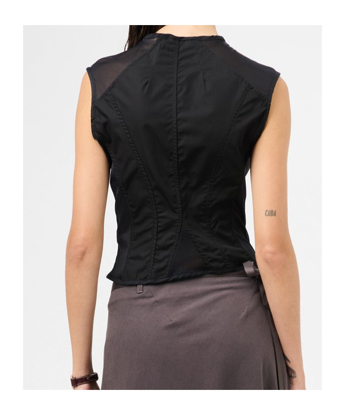 Our Legacy Corset Vest In Black
