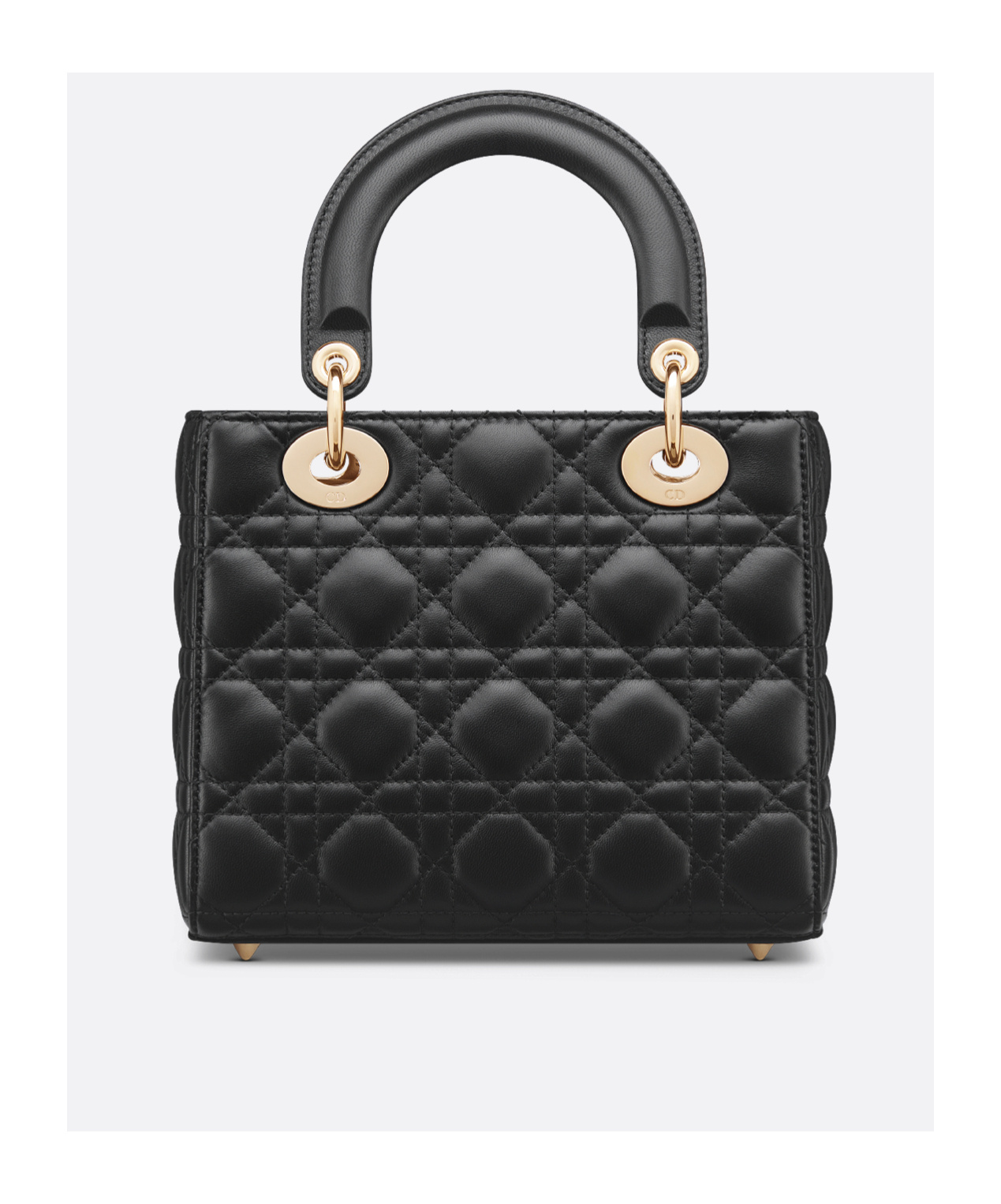 Dior Small Lady Handbag In Black