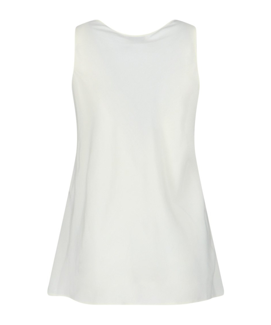 Lemaire Flared Tank Top In White