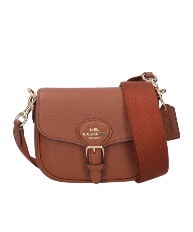 Coach Adjustable Shoulder Strap Shoulder Bag In Brown