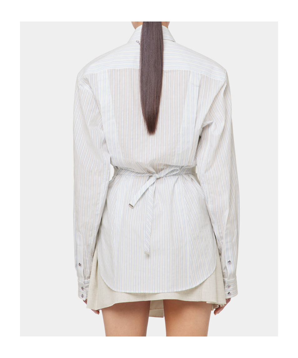 Shop Rabanne Striped Shirt
