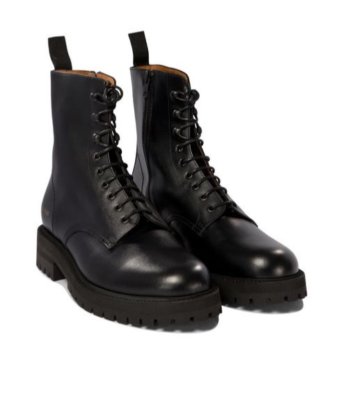 Common Projects Combat Boots In Black