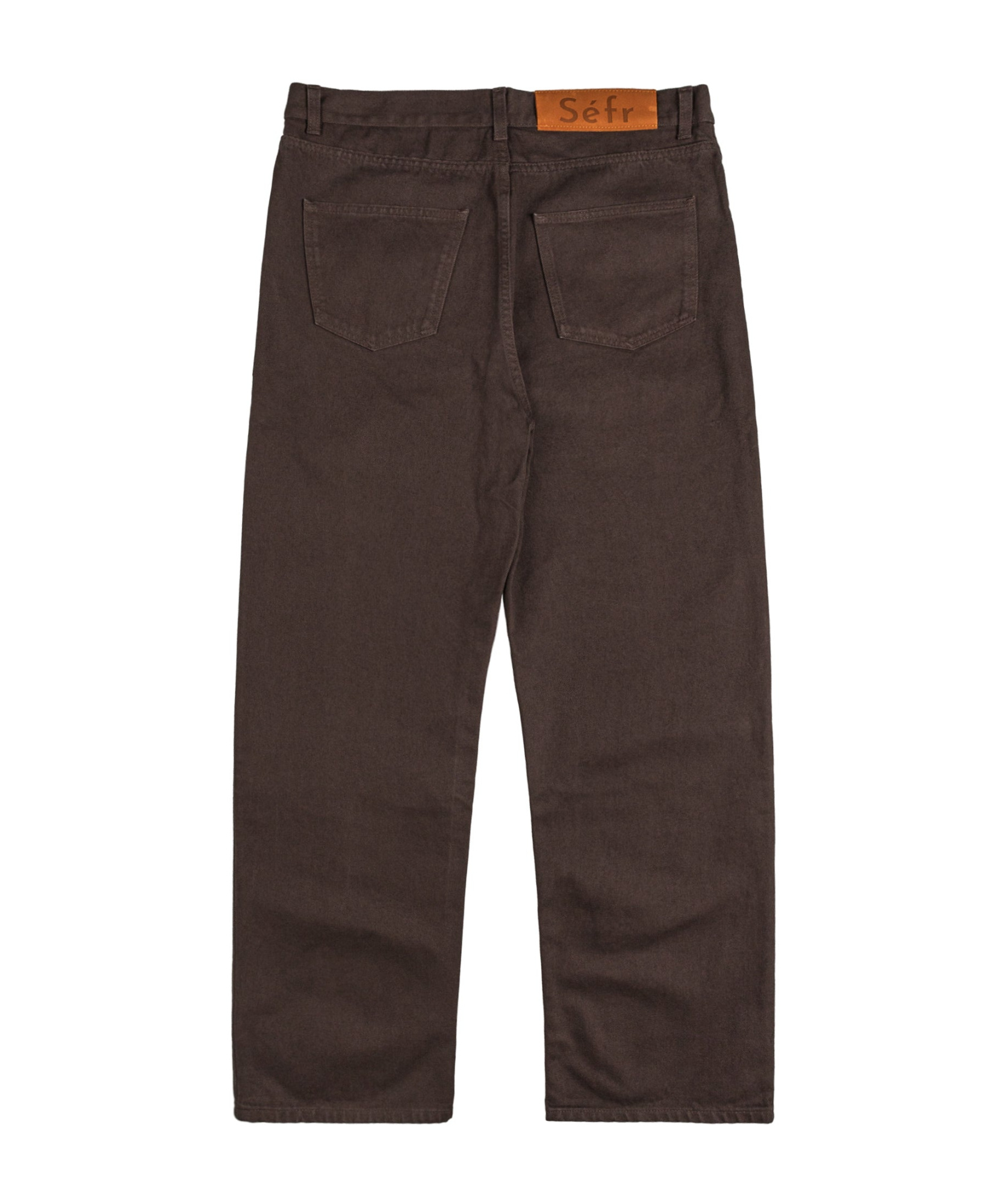 Séfr Wide Cut Jeans Clothing In Brown