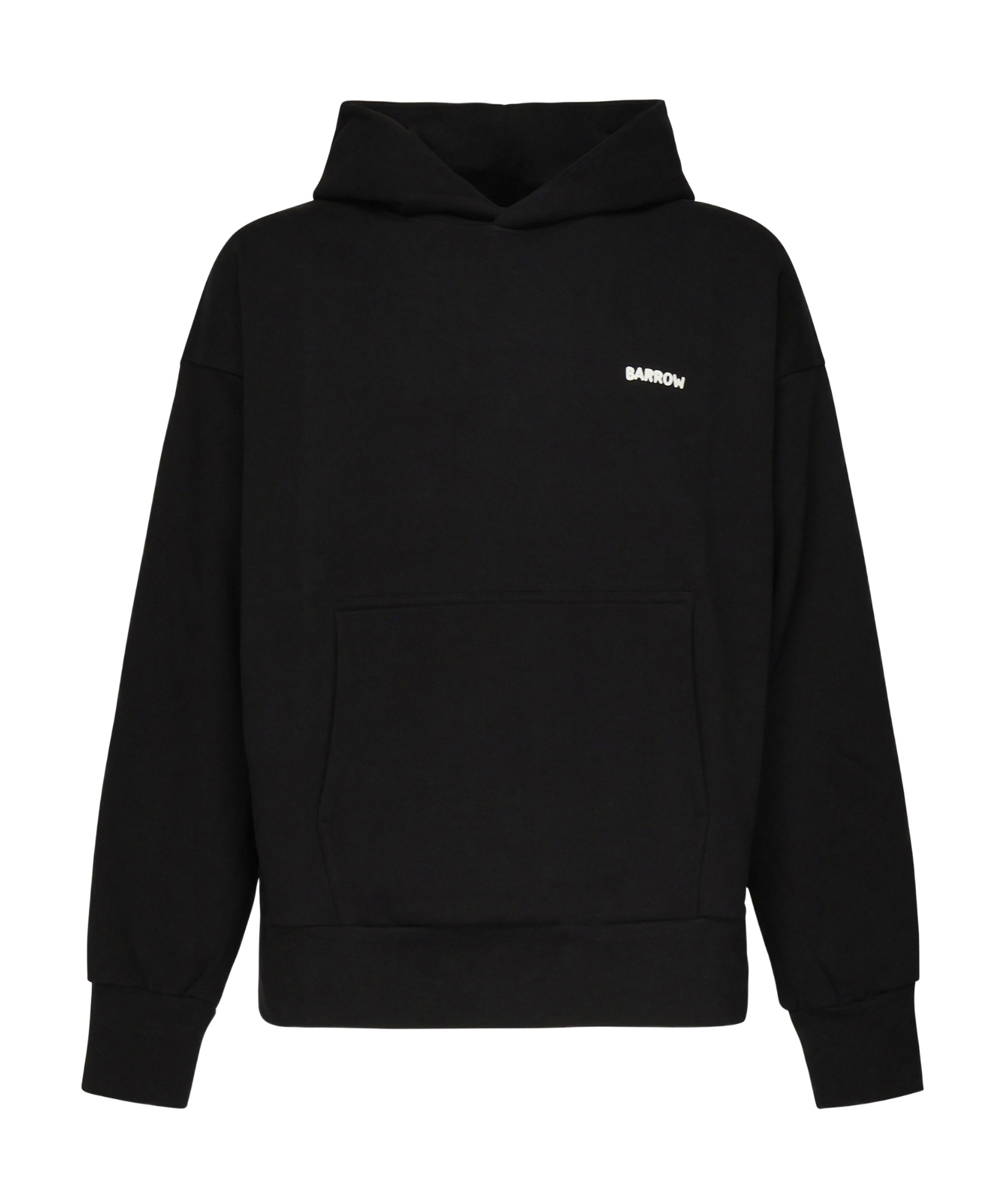 Barrow Logo-print Hoodie In Black