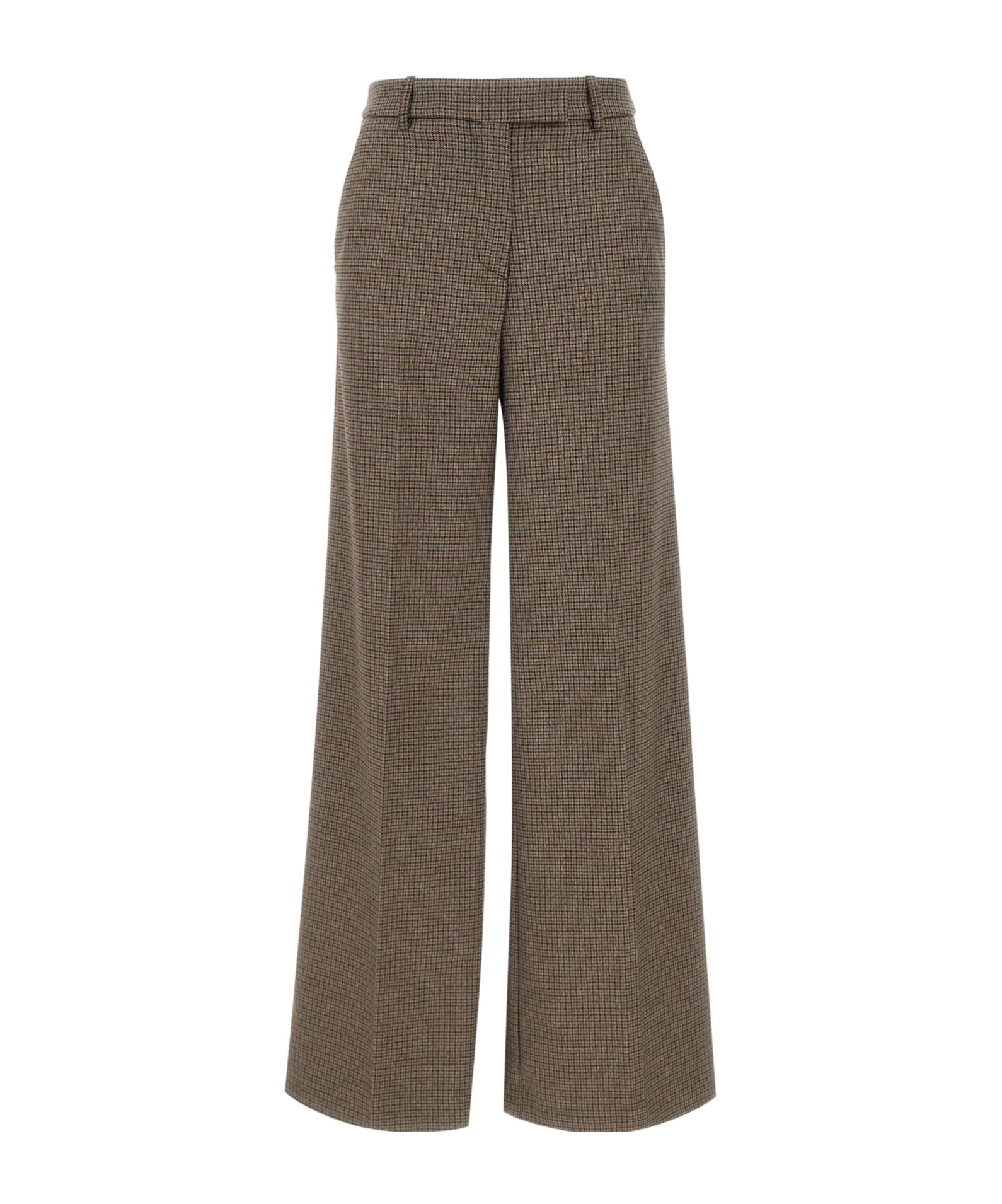 Kaos Check-pattern Trousers In Green