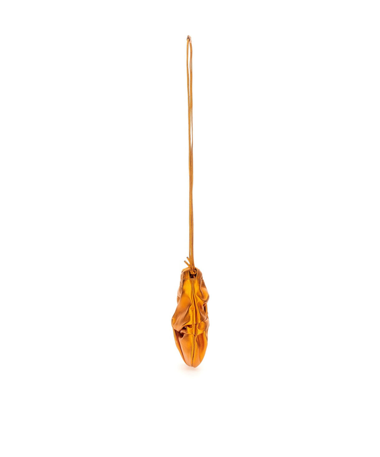 Hereu Ronet Metallic Bucket Bag In Orange