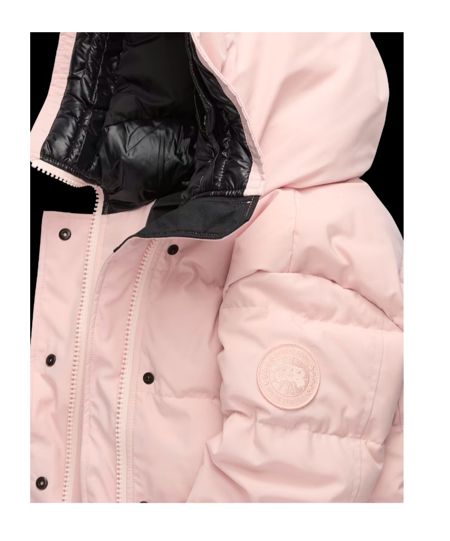Canada Goose Shelburne Parka Tonal Label In Pink