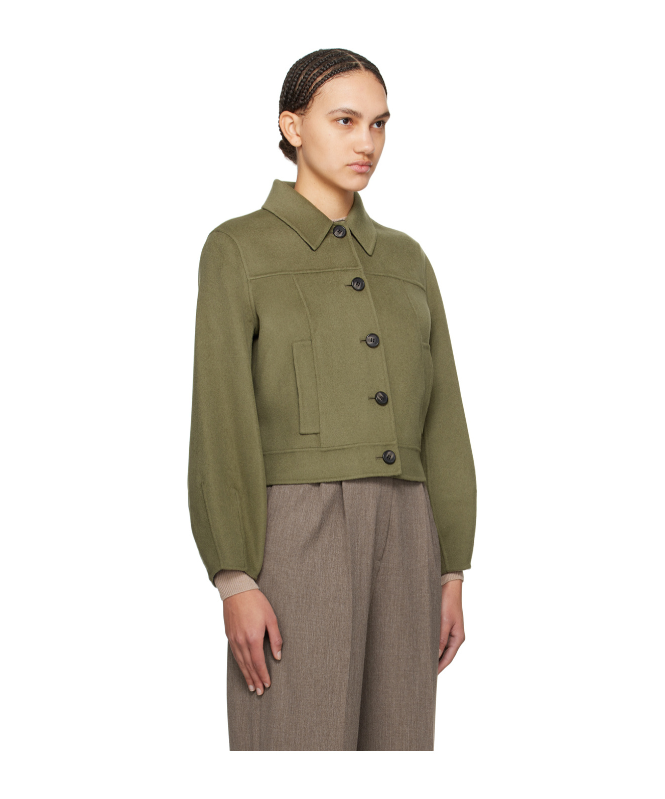 Mackage Khaki Lali Jacket In Green