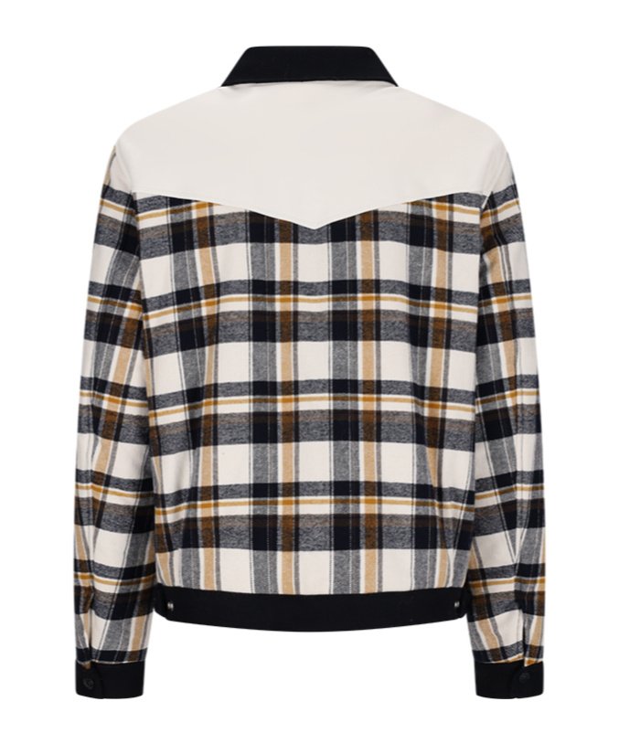 Dsquared2 Dsquared Embroidered Flannel Western Bomber Jacket In Multi