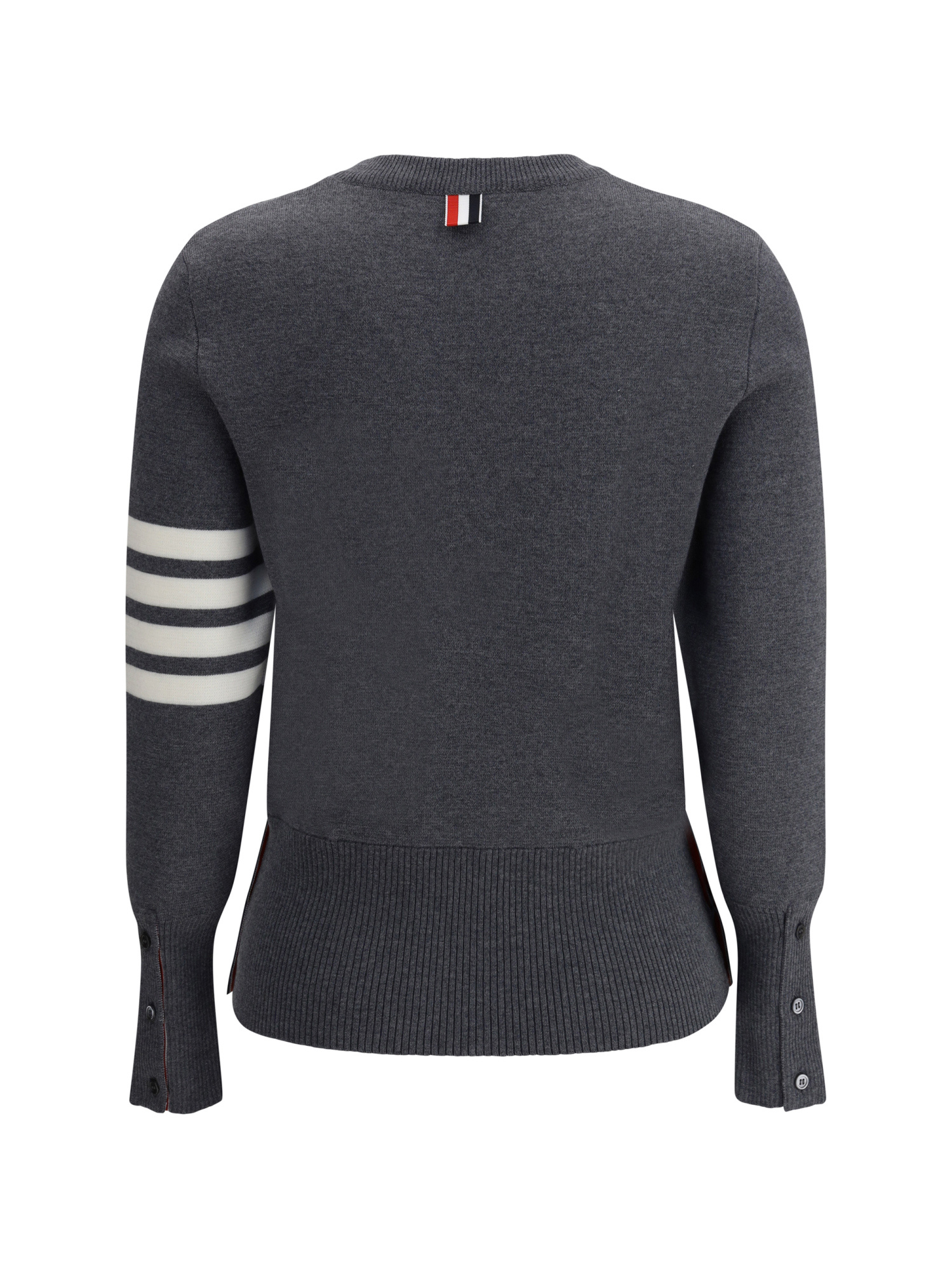 Thom Browne Virgin Wool Sweater In Gray