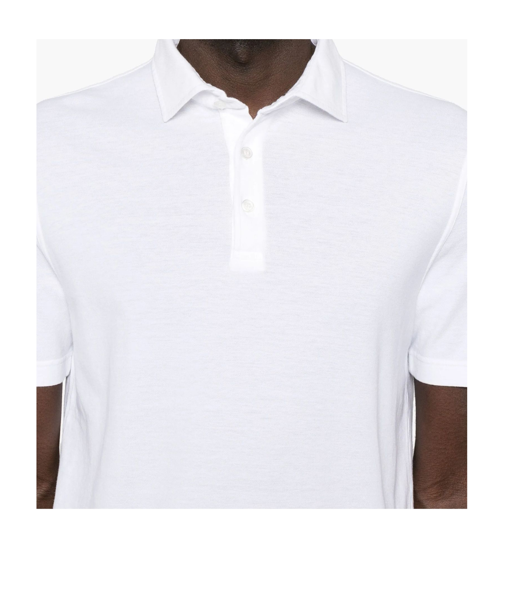 Fedeli Piqué Polo Shirt In White