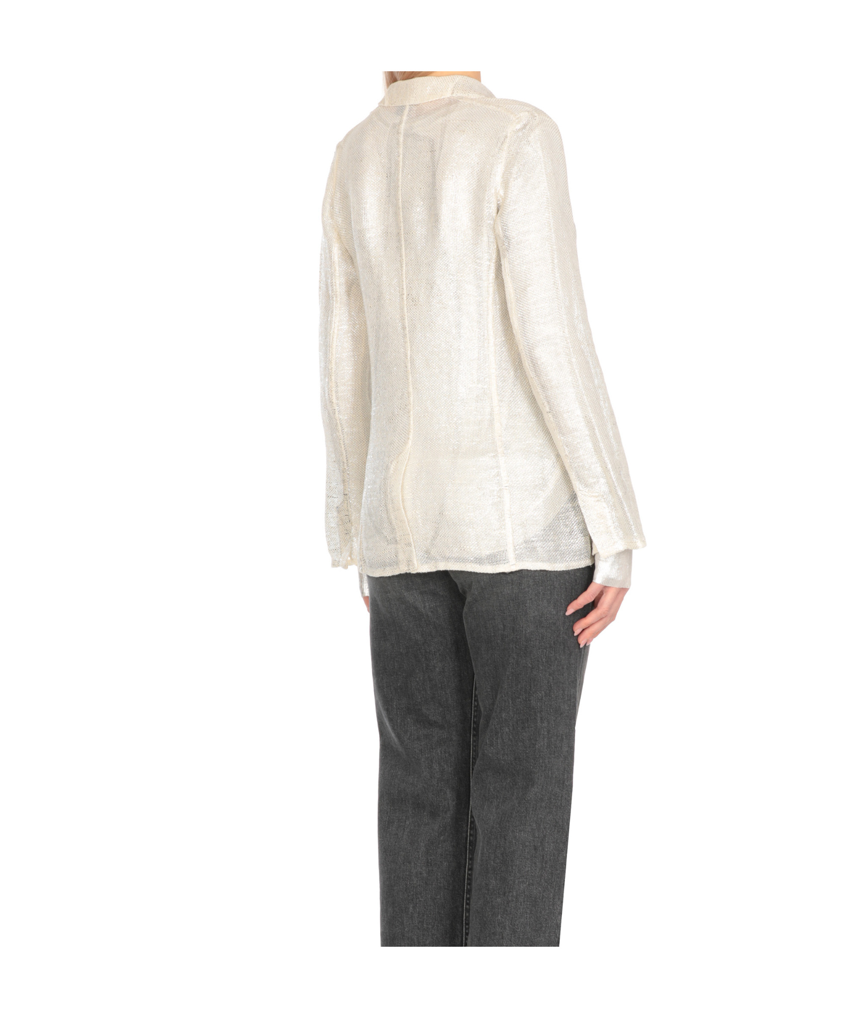 Avant Toi Line Blazer In White