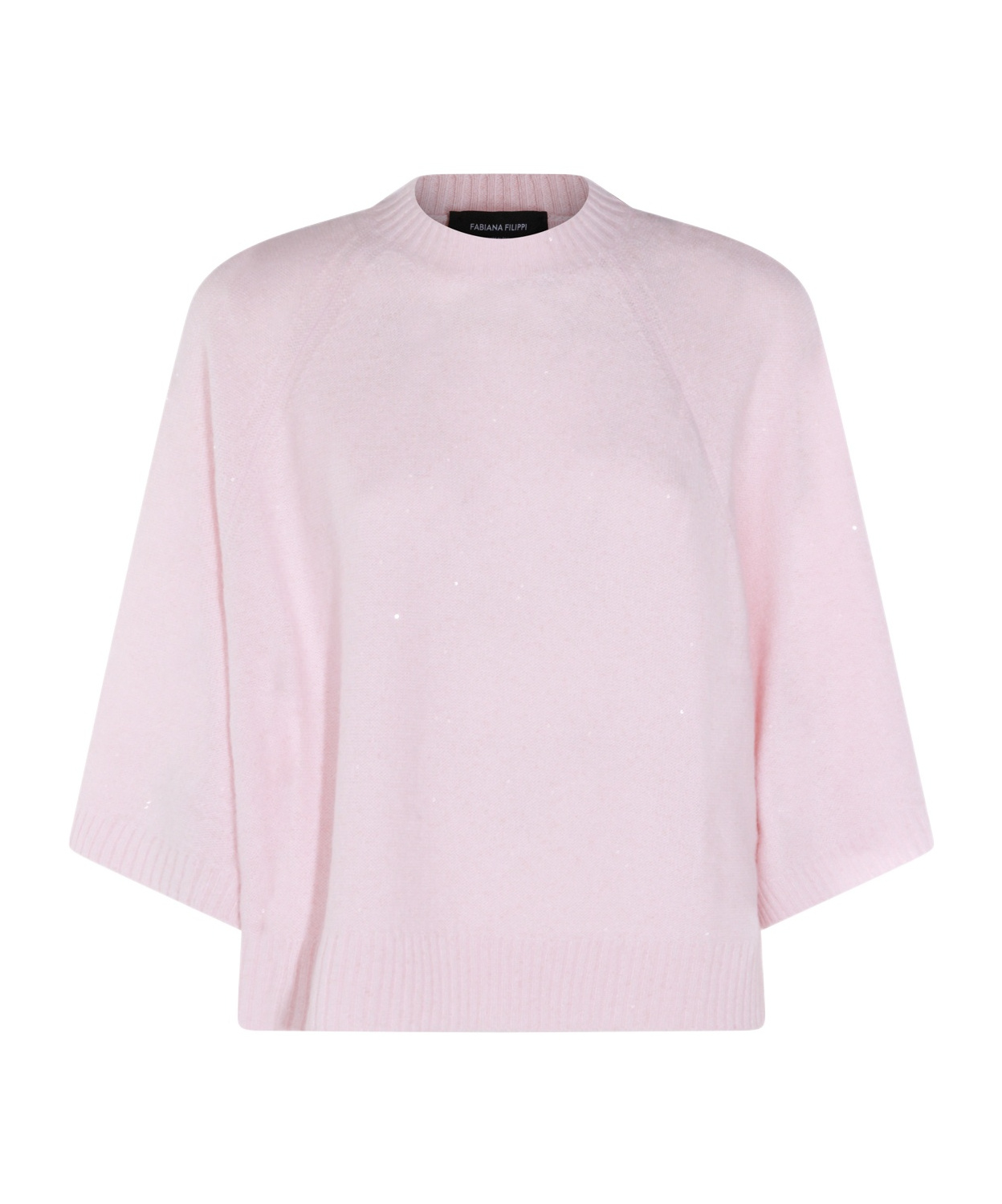 Fabiana Filippi Short Sleeve Top Raglan Design In Pink