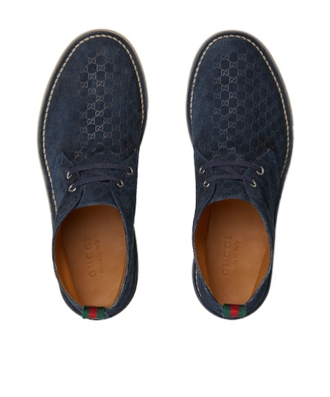 Gucci Men's Ankle Boot With Web