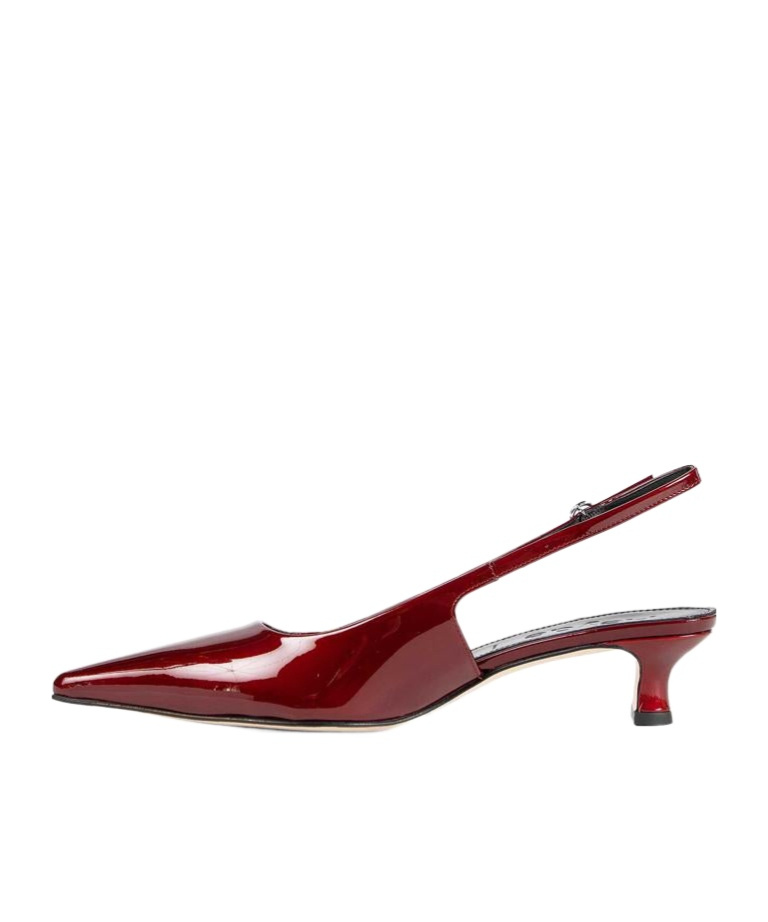 Aeyde Pointed-toe Sandals In Red