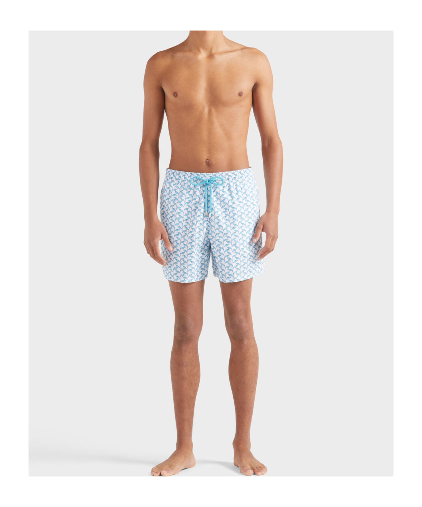 Vilebrequin Net Sharks Swim Shorts In Multi