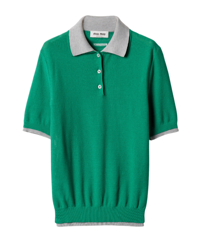 Miu Miu Cotton Polo Shirt