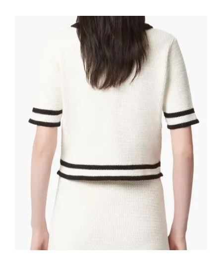 Nina Ricci Three-quarter Sleeves Cardigan In White