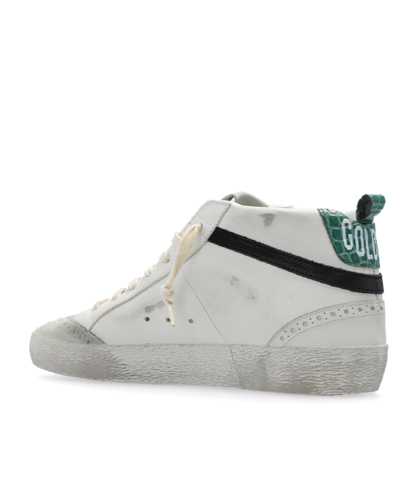 Golden Goose Deluxe Brand Mid Star Lace-up Sneakers In White