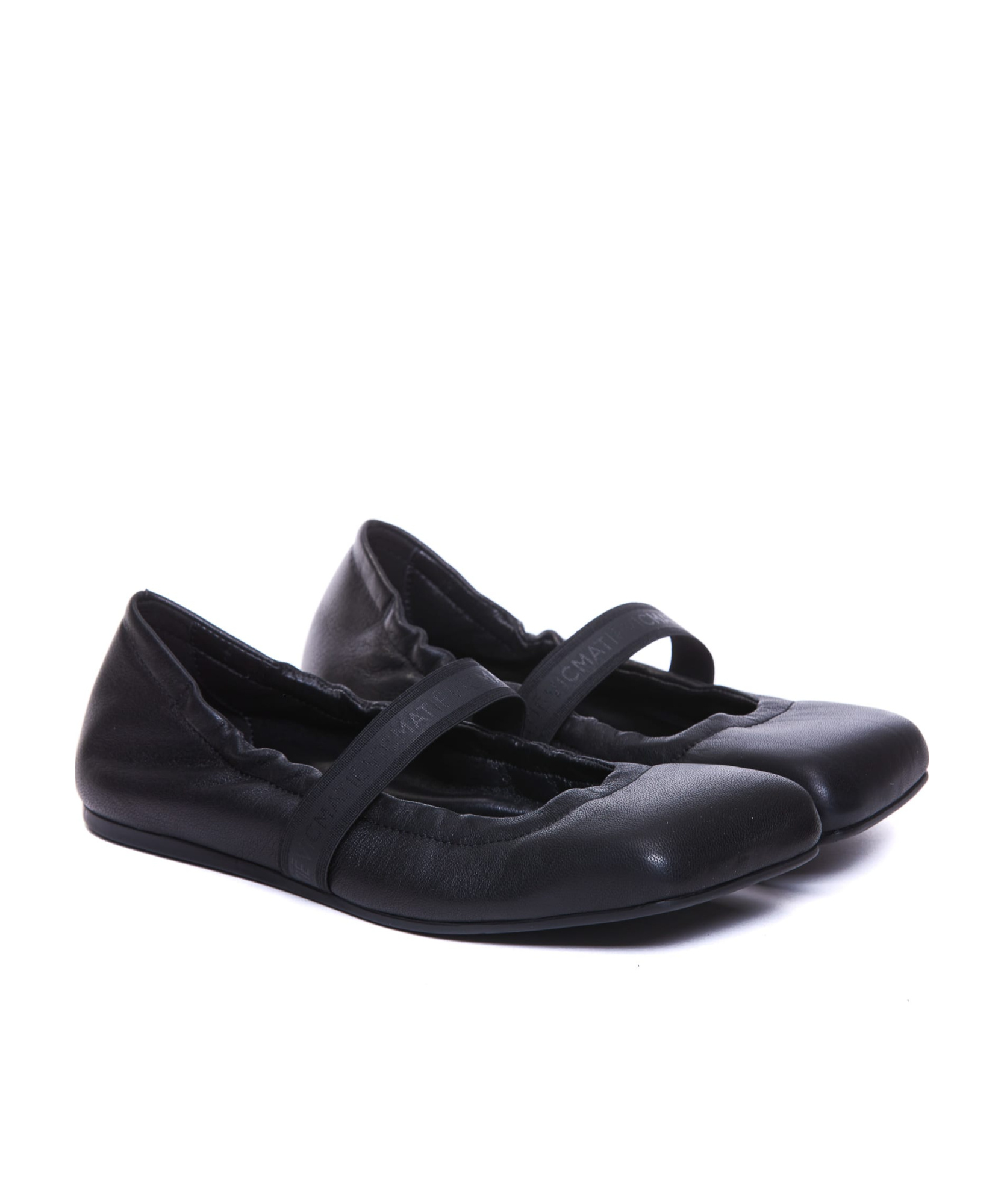 Shop Vic Matie Strap Flat Shoes In Black