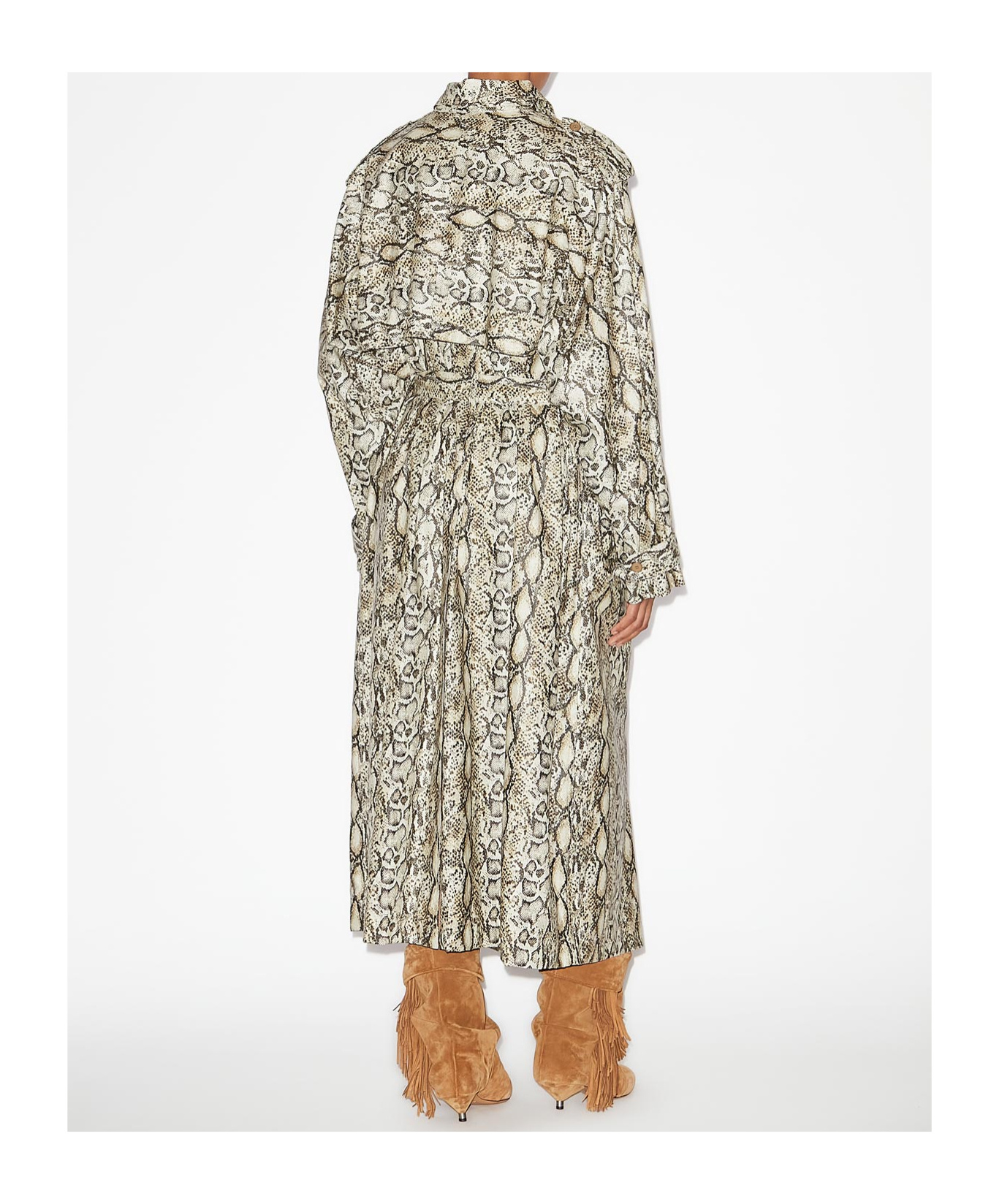 Isabel Marant Freanne Coat In Nude