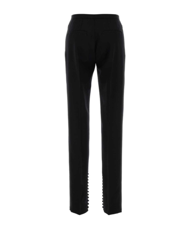 Dries Van Noten Women Black Wool Blend Pandoris Pant In Black