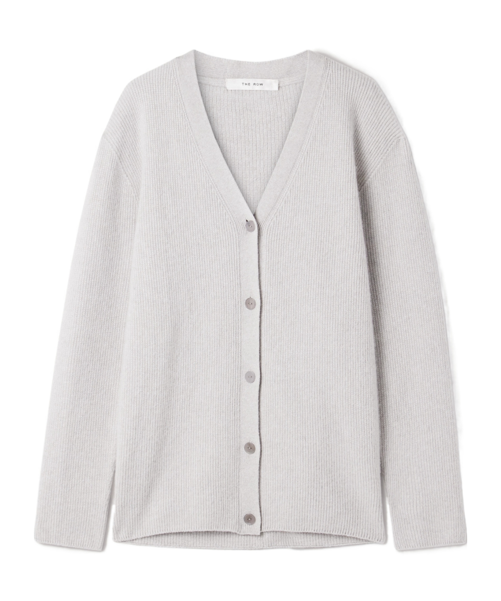 The Row Long-sleeved Cardigan In White