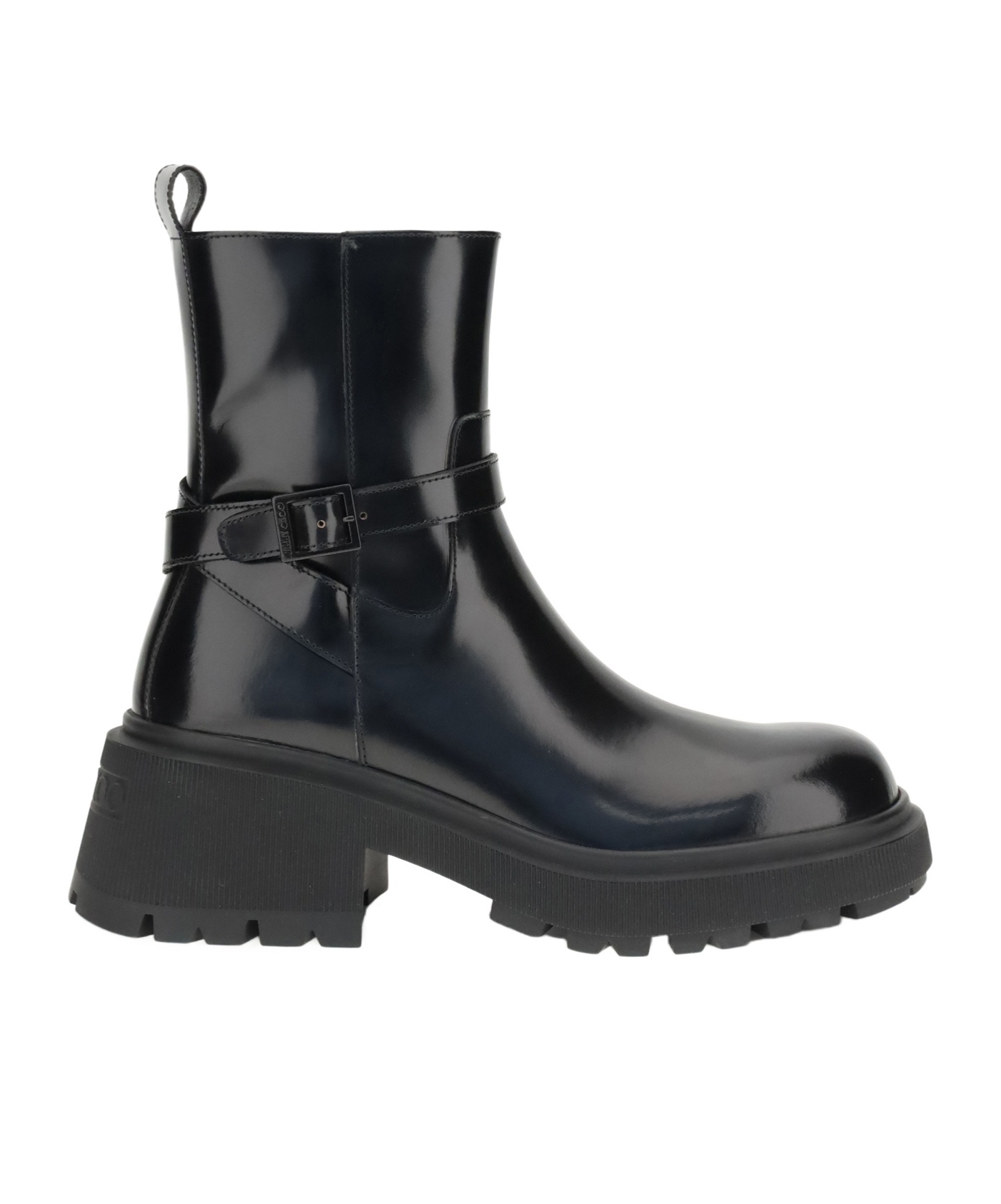 Jimmy Choo Round-toed Ankle Boots In Black