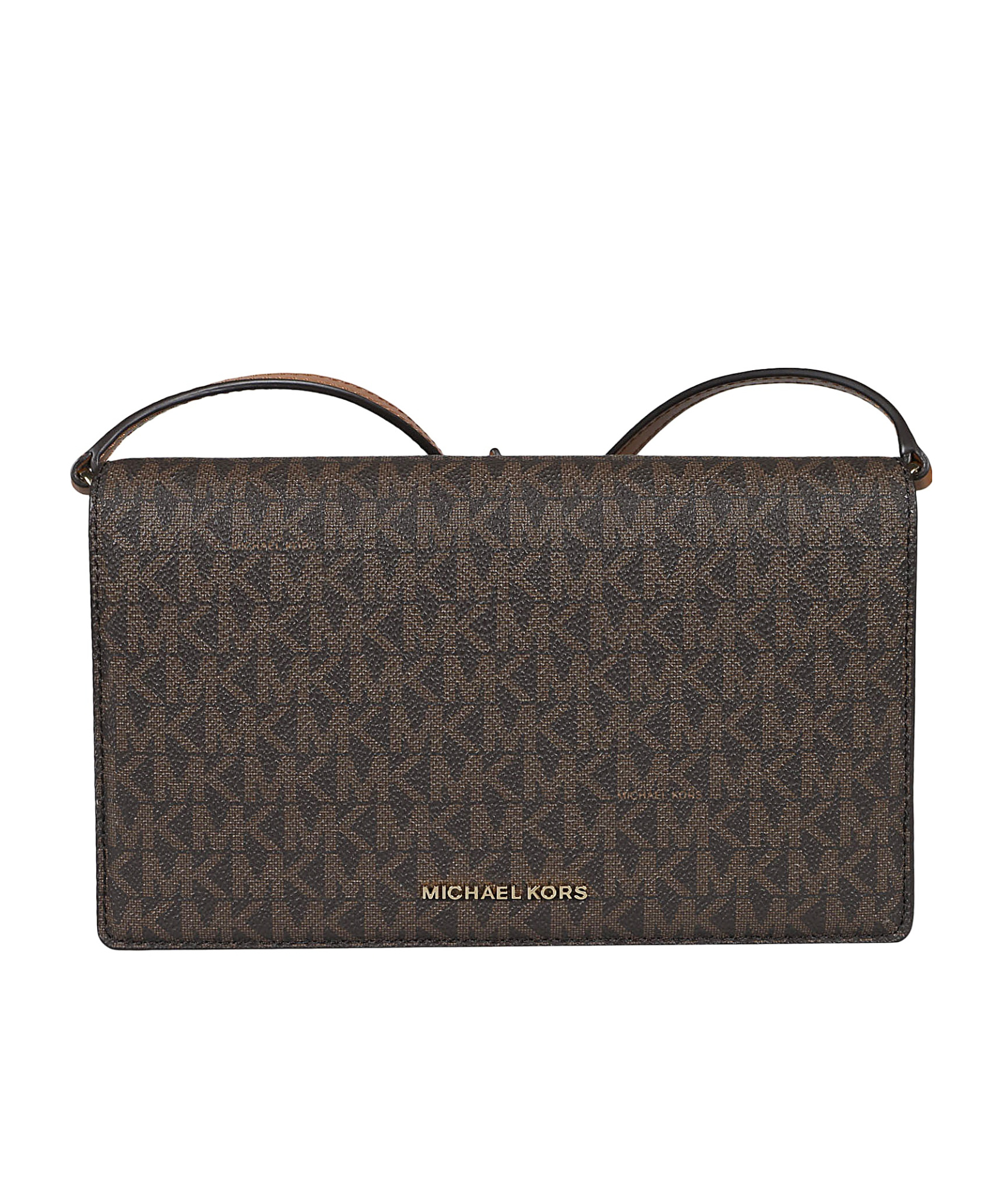 Michael Kors Medium Jet Set Flap Cross Body Bag In Black