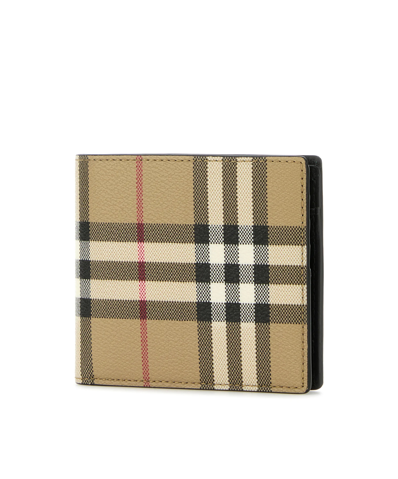 Burberry All-over Check Printed Bi-fold Wallet