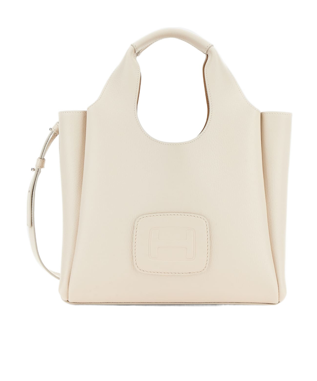 Hogan Shopping Bag "h" Small In White