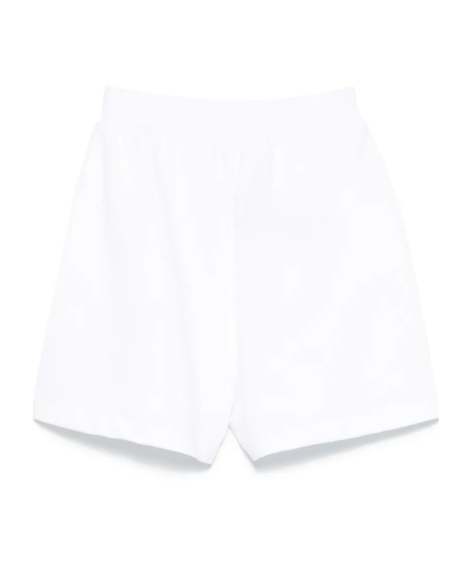 Balmain Cotton Shorts In White