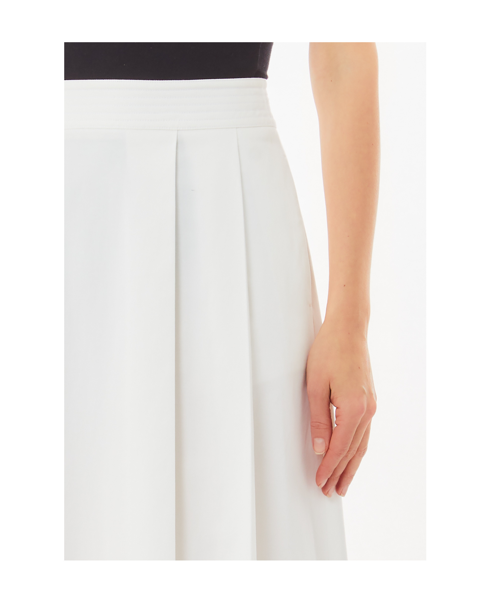 Liu •jo Pleated Skirt In White