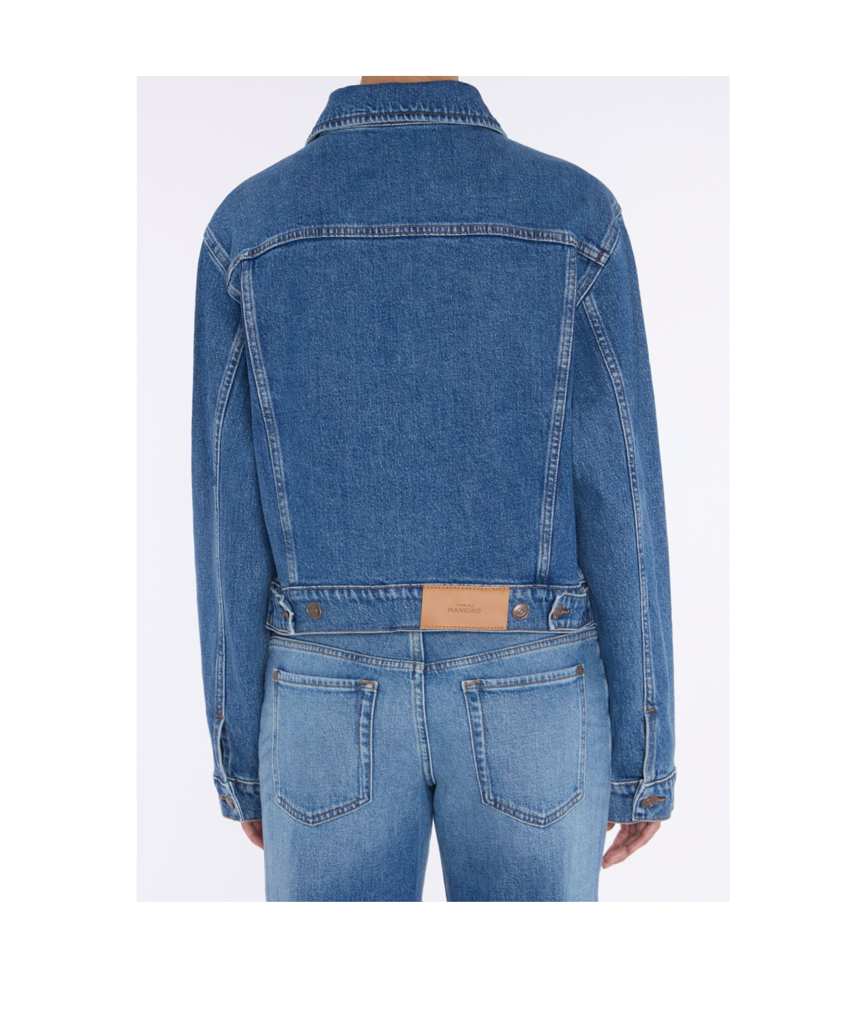 7 FOR ALL MANKIND LONG SLEEVE DENIM JACKET 
