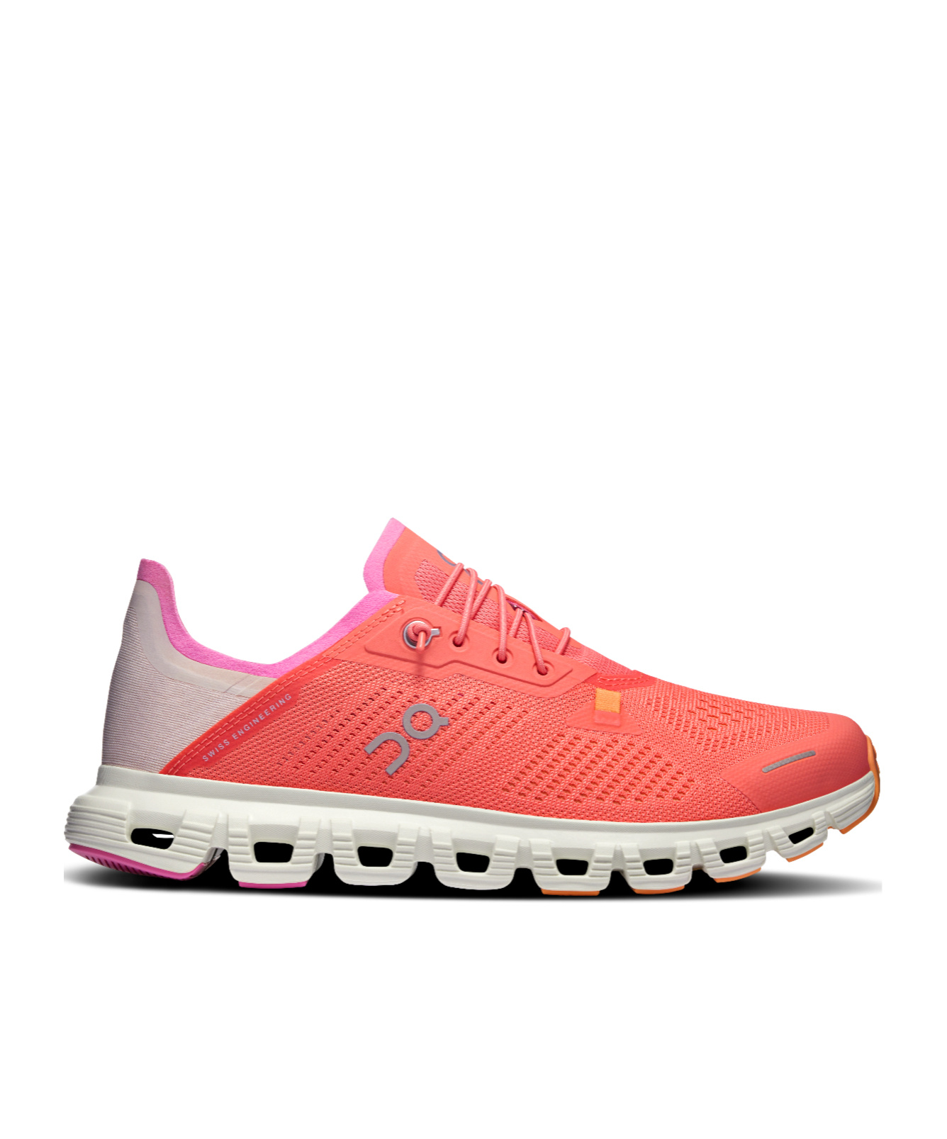 Shop On Running Cloud 6 Coast Mesh Running Sneakers In Salmon Pearl