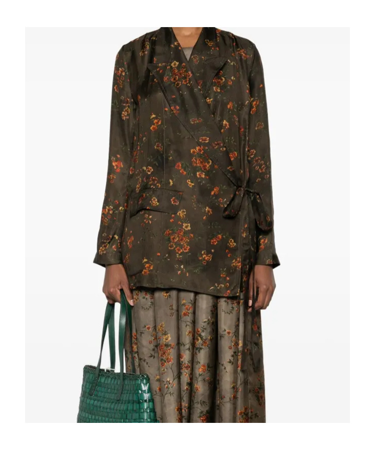 Uma Wang Khloe Blazer In Green