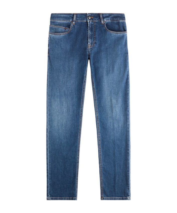 Fay Cotton Denim Jeans In Blue