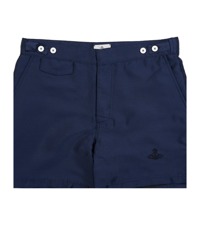 Vivienne Westwood Orb Logo Swimming Trunks In Blue