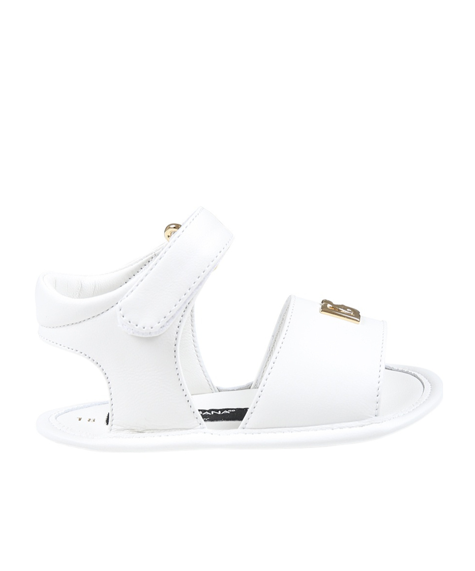 Dolce & Gabbana Ankle Strap Sandals In White