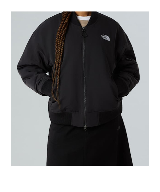 The North Face Tnf Bomber Jacket In Black