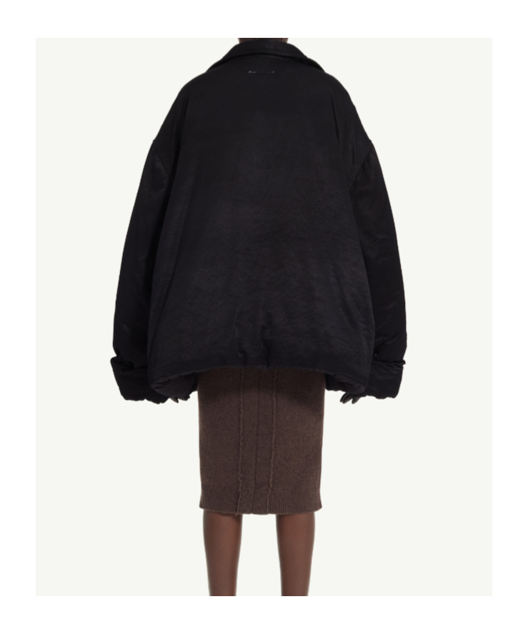Mm6 Maison Margiela Padded Jacket In Black