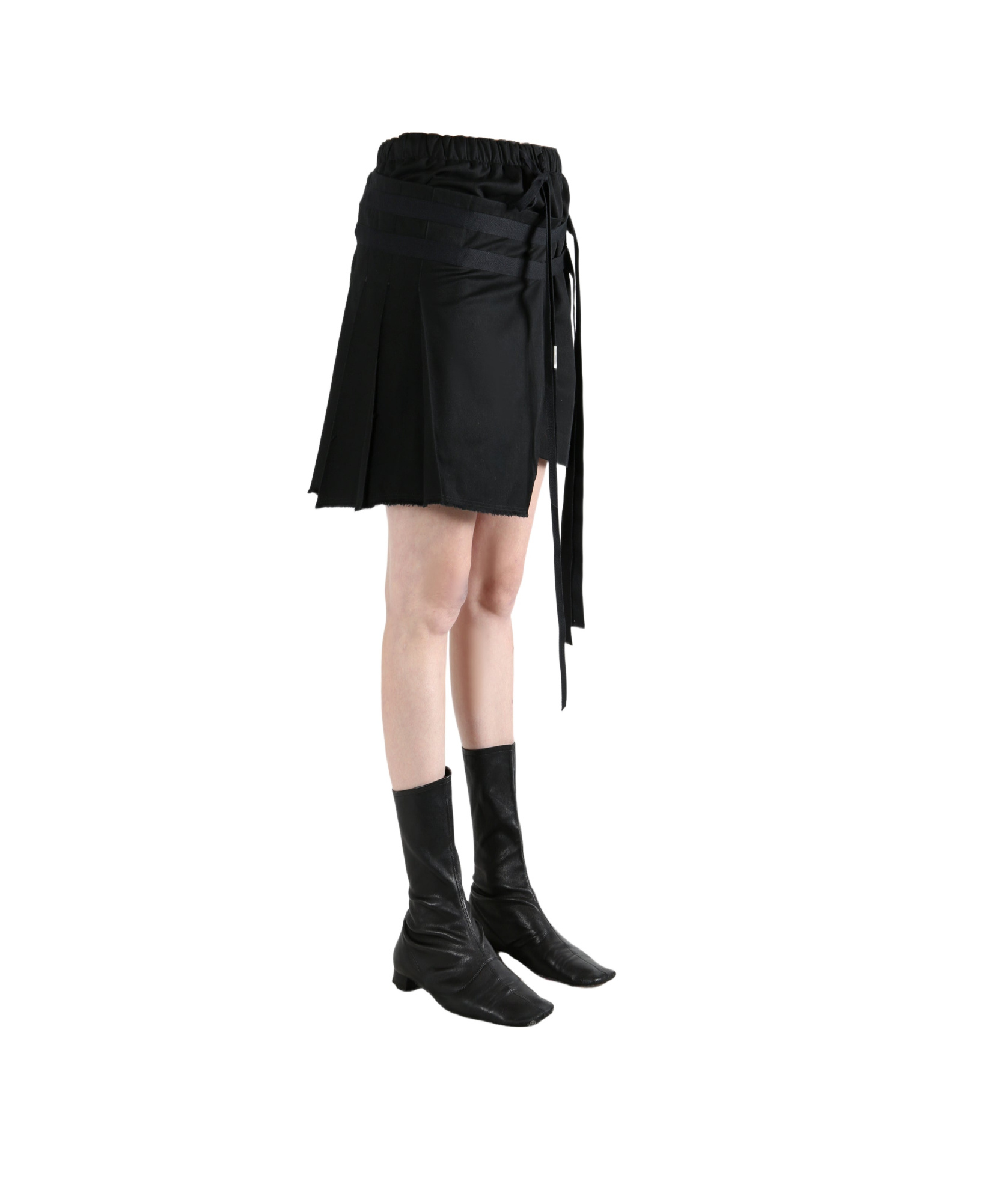 Ann Demeulemeester Elastic Waist Skirt In Black