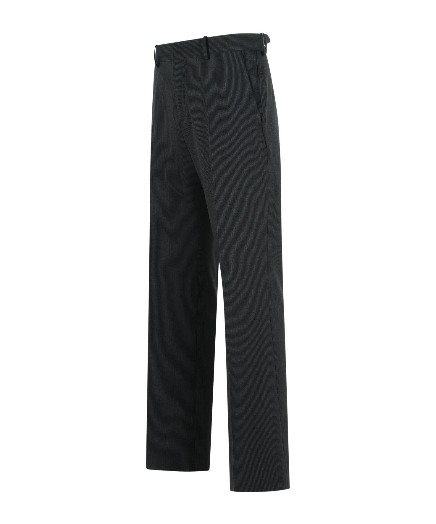 Acne Studios Belt Loop Casual Pants In Black