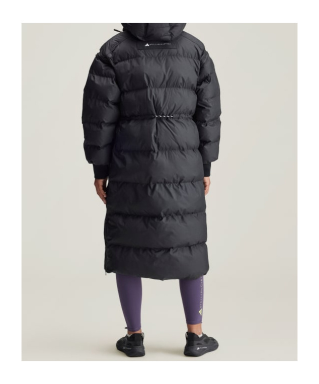 Adidas By Stella Mccartney Long-sleeved Cotton Clothes In Black
