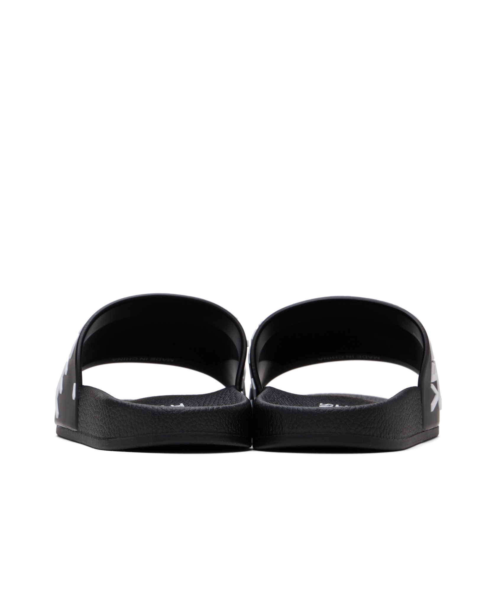 Versace Jeans Open-toed Slippers In Black