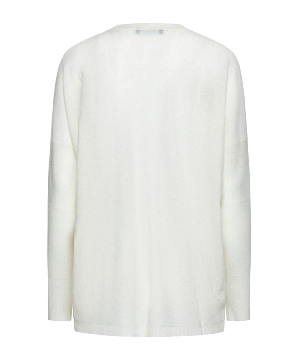 Fabiana Filippi Sequin-embellished Jumper In White