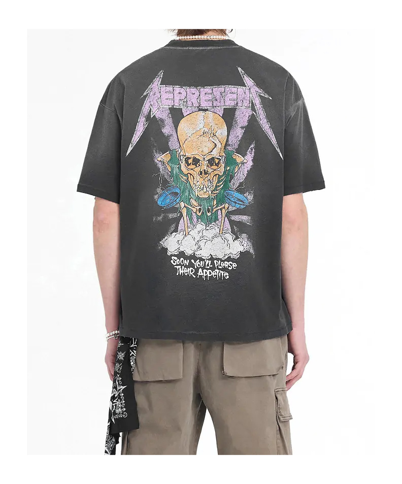 Represent Men's Metallica Justice Graphic T-shirt In Black