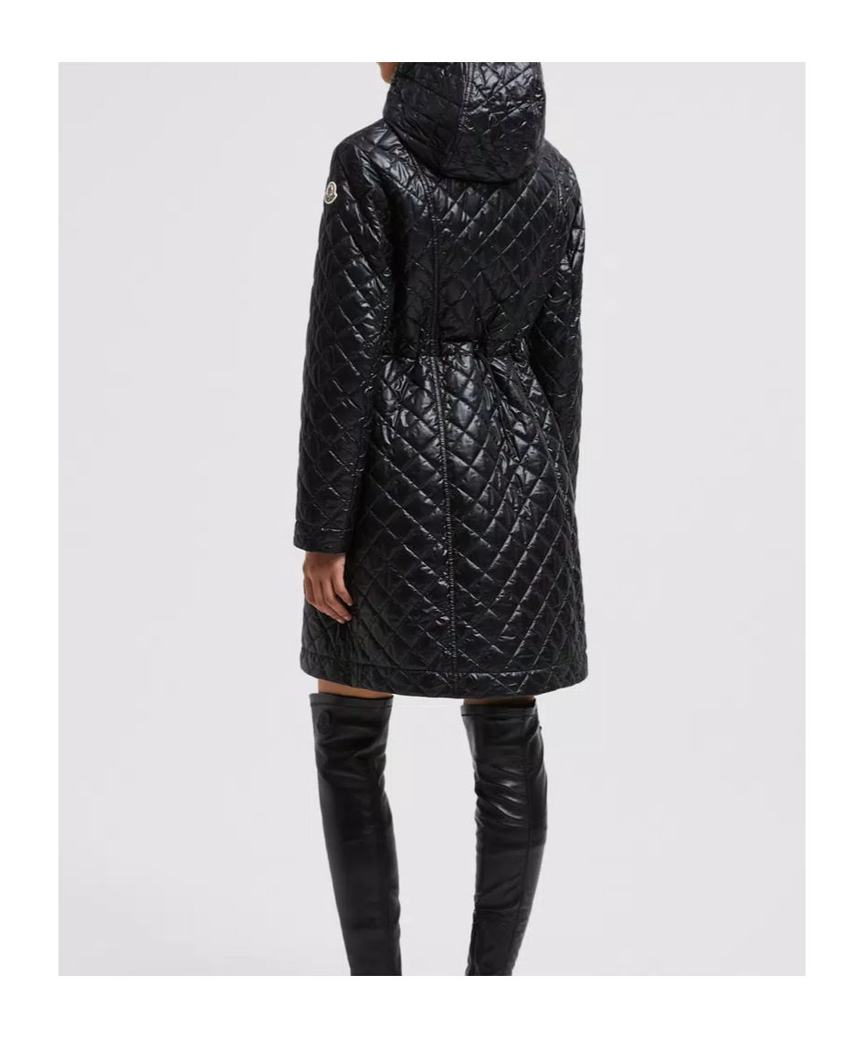Moncler Bagnac Puffer Coat In Black