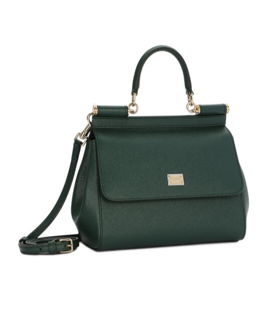 Dolce & Gabbana Medium Sicily Handbag In Green