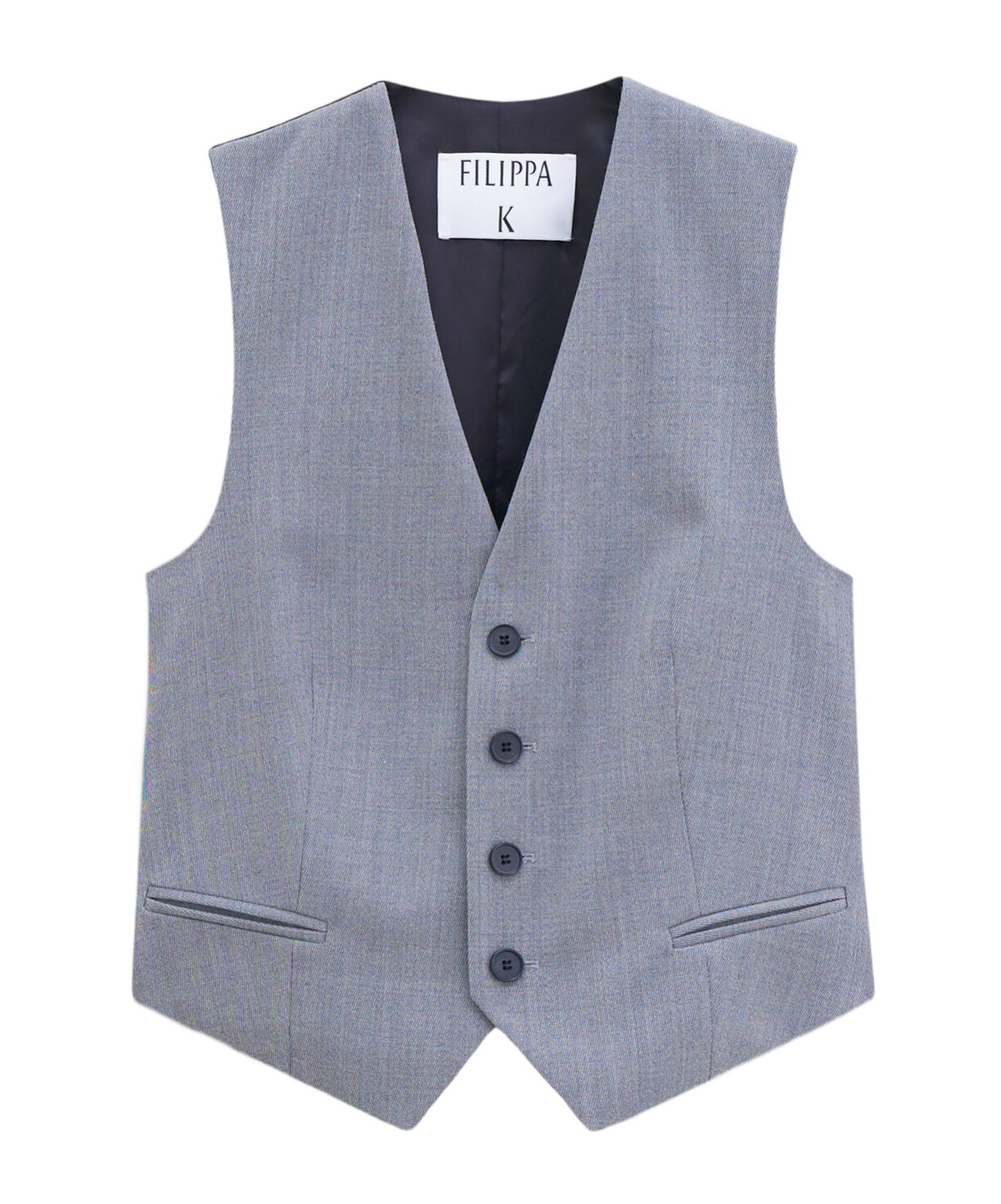 Shop Filippa K Tailored Waistcoat In Gray